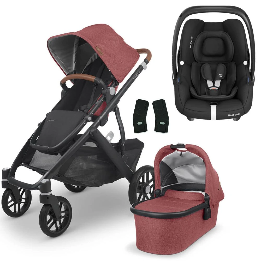 UPPAbaby VISTA V2 Travel System With Maxi-Cosi Cabriofix I-Size - Lucy 3 UPPAbaby VISTA V2 Travel System With Maxi-Cosi Cabriofix I-Size - Lucy