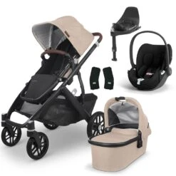 UPPAbaby VISTA V2 Travel System With Cybex Cloud T + Rotating IsoFix Base - Liam
