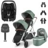 UPPAbaby VISTA V2 Double Maxi-Cosi Cabriofix I-Size Travel System - Emmett