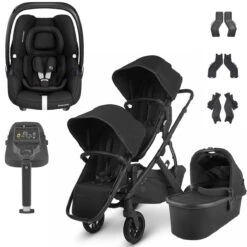 UPPAbaby VISTA V2 Double Maxi-Cosi Cabriofix I-Size Travel System - Jake