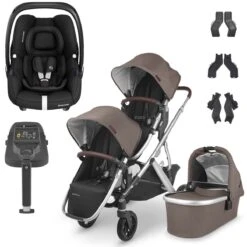 UPPAbaby VISTA V2 Double Maxi-Cosi Cabriofix I-Size Travel System - Theo