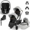 UPPAbaby VISTA V2 Double Cybex Cloud T Travel System - Anthony -Baby Products Store uppababy vista v2 double cloud t and base anthony