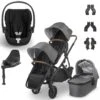 UPPAbaby VISTA V2 Double Cybex Cloud T Travel System - Greyson 2 UPPAbaby VISTA V2 Double Cybex Cloud T Travel System - Greyson -Baby Products Store uppababy vista v2 double cloud t and base greyson