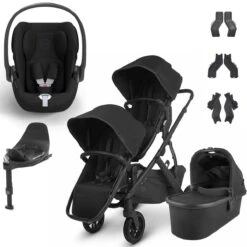 UPPAbaby VISTA V2 Double Cybex Cloud T Travel System - Jake