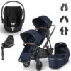 UPPAbaby VISTA V2 Double Cybex Cloud T Travel System - Noa -Baby Products Store uppababy vista v2 double cloud t and base noa