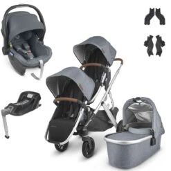 UPPAbaby VISTA V2 Double Mesa I-Size Travel System - Gregory