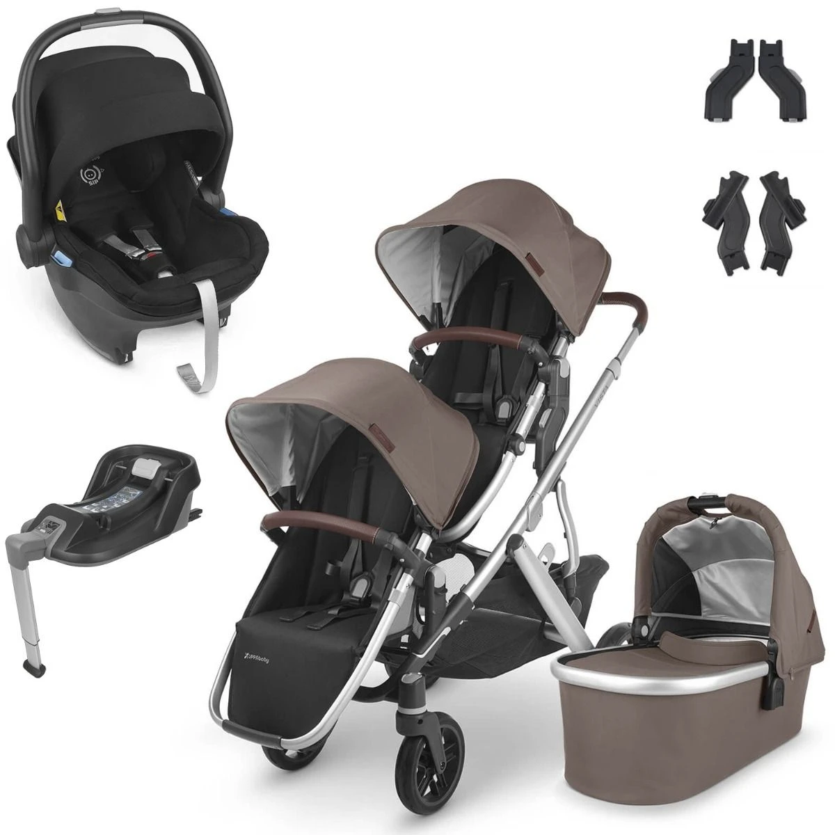 UPPAbaby VISTA V2 Double Mesa I-Size Travel System - Theo 3 UPPAbaby VISTA V2 Double Mesa I-Size Travel System - Theo