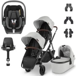 UPPAbaby VISTA V2 Double Maxi-Cosi Pebble 360 Travel System - Anthony