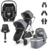 UPPAbaby VISTA V2 Double Maxi-Cosi Pebble 360 Travel System - Gregory -Baby Products Store uppababy vista v2 double pebble 360 and base gregory