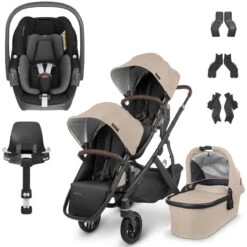 UPPAbaby VISTA V2 Double Maxi-Cosi Pebble 360 Travel System - Liam