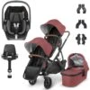 UPPAbaby VISTA V2 Double Maxi-Cosi Pebble 360 Travel System - Lucy -Baby Products Store uppababy vista v2 double pebble 360 and base lucy