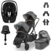 UPPAbaby VISTA V2 Double Maxi-Cosi Pebble 360 PRO Travel System - Greyson 2 UPPAbaby VISTA V2 Double Maxi-Cosi Pebble 360 PRO Travel System - Greyson -Baby Products Store uppababy vista v2 double pebble 360 pro and base greyson