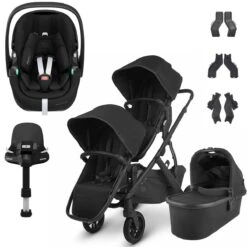 UPPAbaby VISTA V2 Double Maxi-Cosi Pebble 360 PRO Travel System - Jake