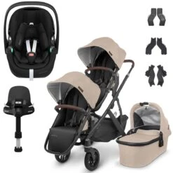 UPPAbaby VISTA V2 Double Maxi-Cosi Pebble 360 PRO Travel System - Liam