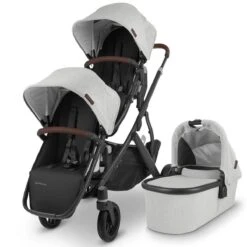 UPPAbaby VISTA V2 Double Pushchair & Carrycot - Anthony