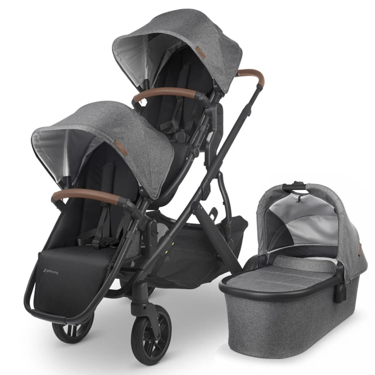 UPPAbaby VISTA V2 Double Maxi-Cosi Cabriofix I-Size Travel System - Greyson 4 UPPAbaby VISTA V2 Double Maxi-Cosi Cabriofix I-Size Travel System - Greyson - Image 2