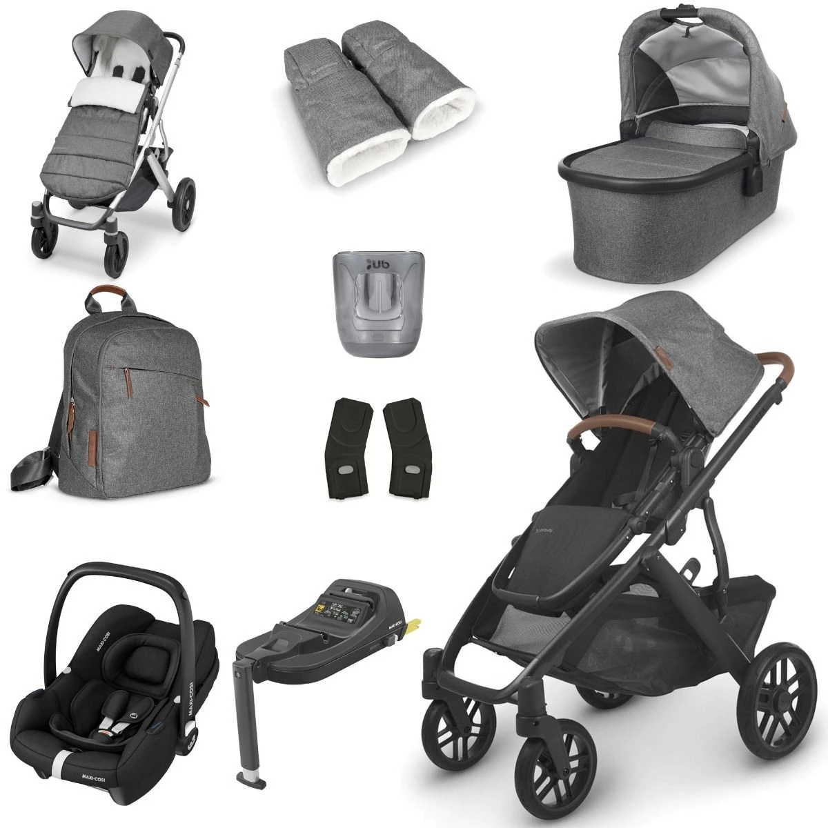 UPPAbaby VISTA V2 Luxury Travel System With Maxi-Cosi CabrioFix ISize - Choose Your Colour 8 UPPAbaby VISTA V2 Luxury Travel System With Maxi-Cosi CabrioFix ISize - Choose Your Colour - Image 6
