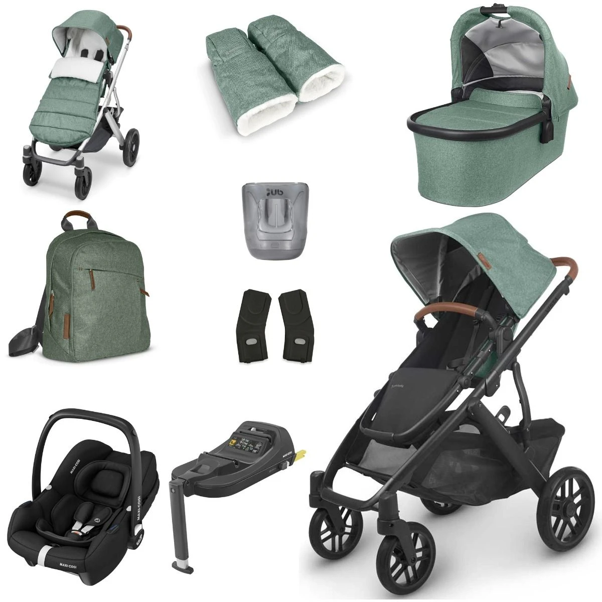 UPPAbaby VISTA V2 Luxury Travel System With Maxi-Cosi CabrioFix ISize - Choose Your Colour 9 UPPAbaby VISTA V2 Luxury Travel System With Maxi-Cosi CabrioFix ISize - Choose Your Colour - Image 7