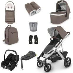 UPPAbaby VISTA V2 Luxury Travel System With Maxi-Cosi CabrioFix ISize - Theo