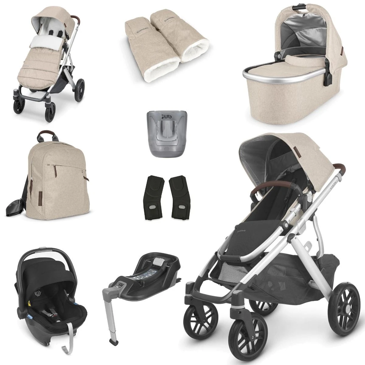 UPPAbaby VISTA V2 Luxury Travel System With Mesa ISize - Declan 3 UPPAbaby VISTA V2 Luxury Travel System With Mesa ISize - Declan