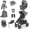 UPPAbaby VISTA V2 Luxury Travel System With Mesa ISize - Greyson 1 UPPAbaby VISTA V2 Luxury Travel System With Mesa ISize - Greyson -Baby Products Store uppababy vista v2 luxury accessory mesa bundle greyson