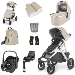UPPAbaby VISTA V2 Luxury Travel System With Maxi-Cosi Pebble 360 - Choose Your Colour -Baby Products Store uppababy vista v2 luxury accessory pebble 360 bundle declan