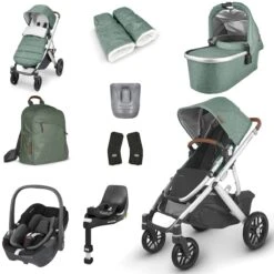 UPPAbaby VISTA V2 Luxury Travel System With Maxi-Cosi Pebble 360 - Choose Your Colour -Baby Products Store uppababy vista v2 luxury accessory pebble 360 bundle emmett