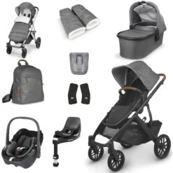 UPPAbaby VISTA V2 Luxury Travel System With Maxi-Cosi Pebble 360 - Choose Your Colour -Baby Products Store uppababy vista v2 luxury accessory pebble 360 bundle greyson