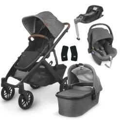 UPPAbaby VISTA V2 Travel System With Mesa ISize + IsoFix Base -Baby Products Store uppababy vista v2 mesa and base greyson 1