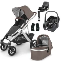 UPPAbaby VISTA V2 Travel System With Maxi-Cosi Pebble 360 + Rotating IsoFix Base - Theo