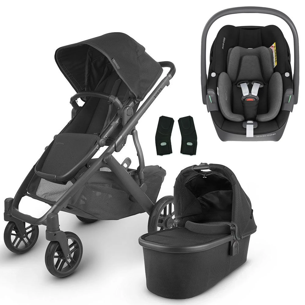 UPPAbaby VISTA V2 Travel System With Maxi-Cosi Pebble 360 - Jake 3 UPPAbaby VISTA V2 Travel System With Maxi-Cosi Pebble 360 - Jake