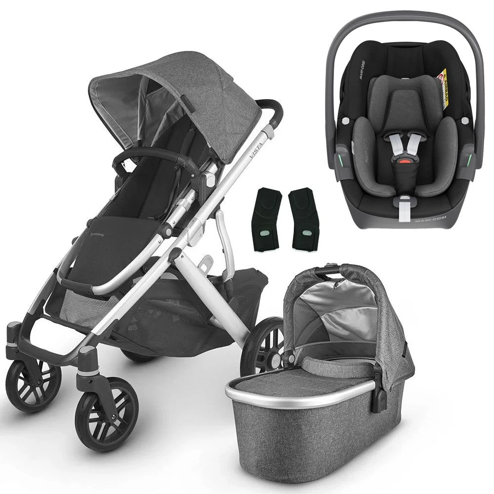 UPPAbaby VISTA V2 Travel System With Maxi-Cosi Pebble 360 - Jordan 3 UPPAbaby VISTA V2 Travel System With Maxi-Cosi Pebble 360 - Jordan