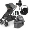 UPPAbaby VISTA V2 Travel System With Maxi-Cosi Pebble 360 PRO & Rotating IsoFix Base - Greyson 2 UPPAbaby VISTA V2 Travel System With Maxi-Cosi Pebble 360 PRO & Rotating IsoFix Base - Greyson -Baby Products Store uppababy vista v2 pebble 360 pro and base greyson