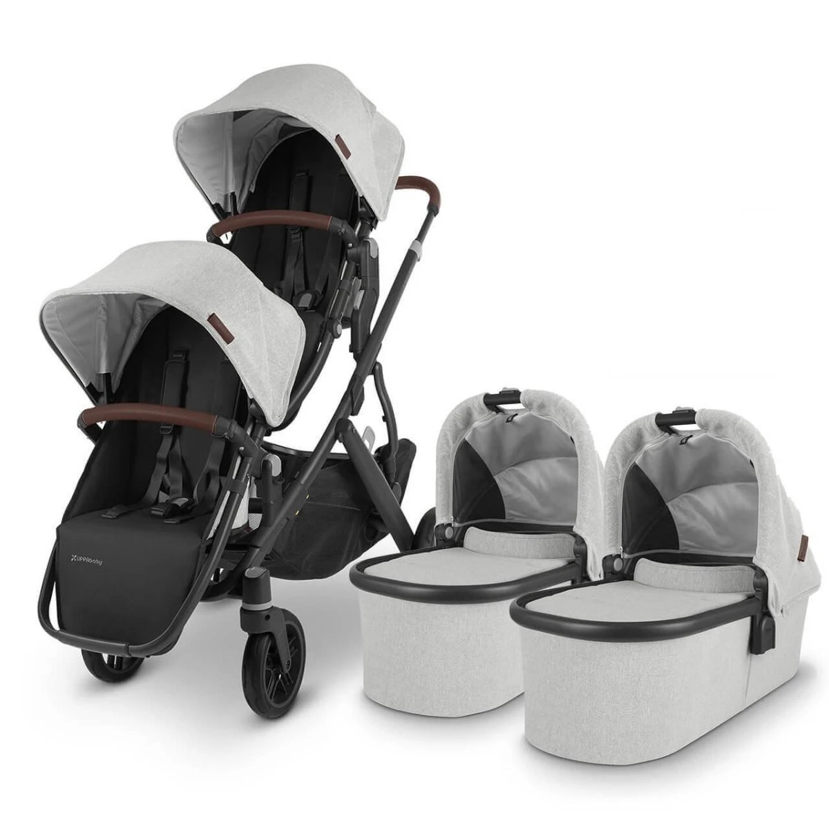 UPPAbaby VISTA V2 Twin Maxi-Cosi Cabriofix I-Size Travel System - Anthony 4 UPPAbaby VISTA V2 Twin Maxi-Cosi Cabriofix I-Size Travel System - Anthony - Image 2