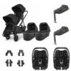 UPPAbaby VISTA V2 Twin Maxi-Cosi Cabriofix I-Size Travel System - Jake 2 UPPAbaby VISTA V2 Twin Maxi-Cosi Cabriofix I-Size Travel System - Jake -Baby Products Store uppababy vista v2 twin cabriofix isize and base jake