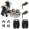 UPPAbaby VISTA V2 Twin Maxi-Cosi Cabriofix I-Size Travel System - Liam -Baby Products Store uppababy vista v2 twin cabriofix isize and base liam