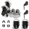 UPPAbaby VISTA V2 Twin Cybex Cloud T Travel System - Anthony -Baby Products Store uppababy vista v2 twin cloud t and base anthony
