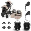 UPPAbaby VISTA V2 Twin Cybex Cloud T Travel System - Liam -Baby Products Store uppababy vista v2 twin cloud t and base liam