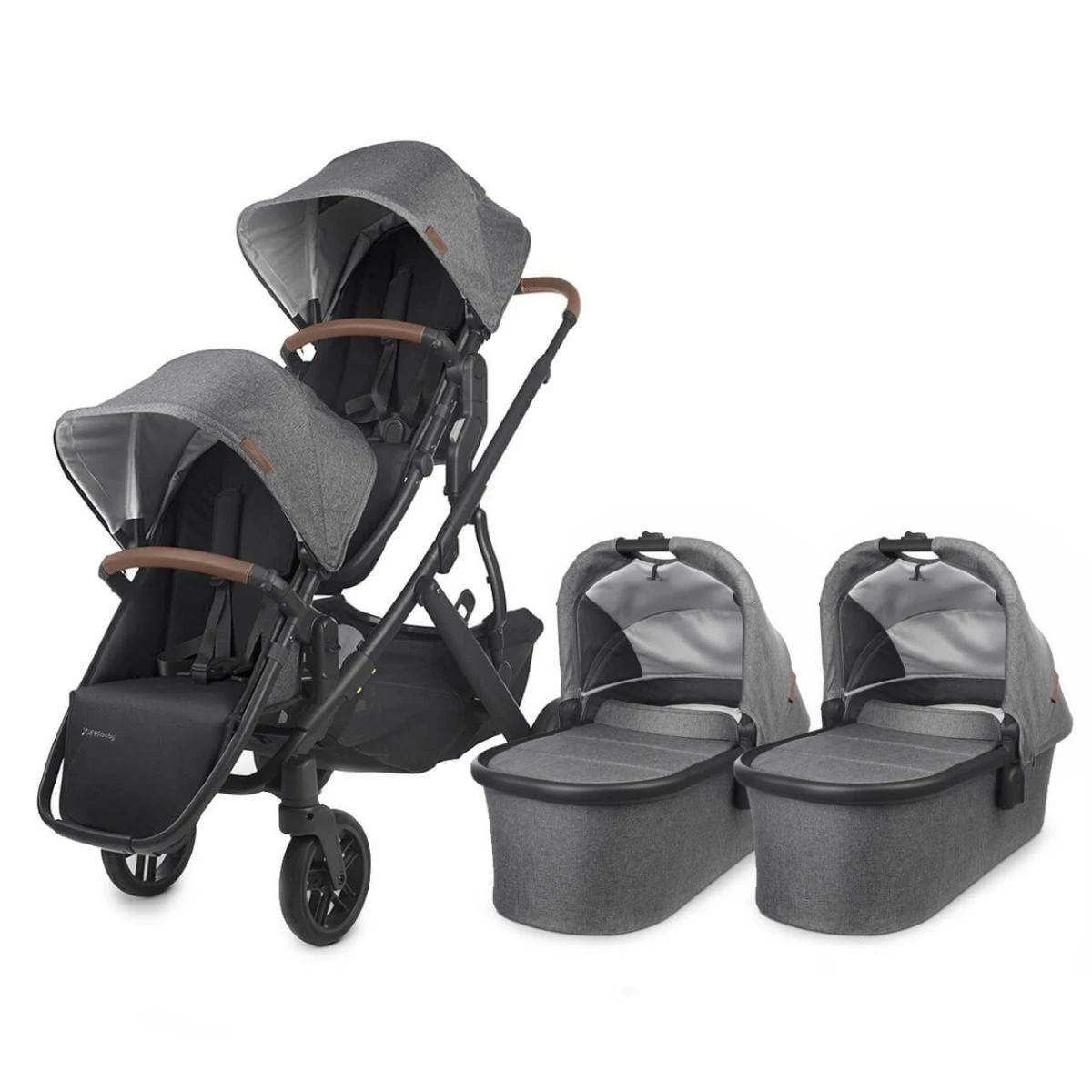 UPPAbaby VISTA V2 Twin Maxi-Cosi Cabriofix I-Size Travel System - Greyson 4 UPPAbaby VISTA V2 Twin Maxi-Cosi Cabriofix I-Size Travel System - Greyson - Image 2