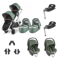 UPPAbaby VISTA V2 Twin Mesa I-Size Travel System - Emmett