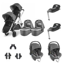 UPPAbaby VISTA V2 Twin Mesa I-Size Travel System - Jordan