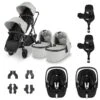 UPPAbaby VISTA V2 Twin Maxi-Cosi Pebble 360 PRO Travel System - Anthony