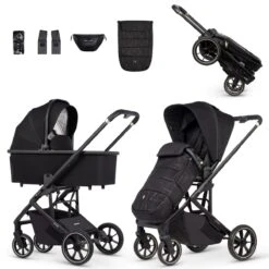 Venicci Empire 2-in-1 Pushchair Bundle - Ultra Black