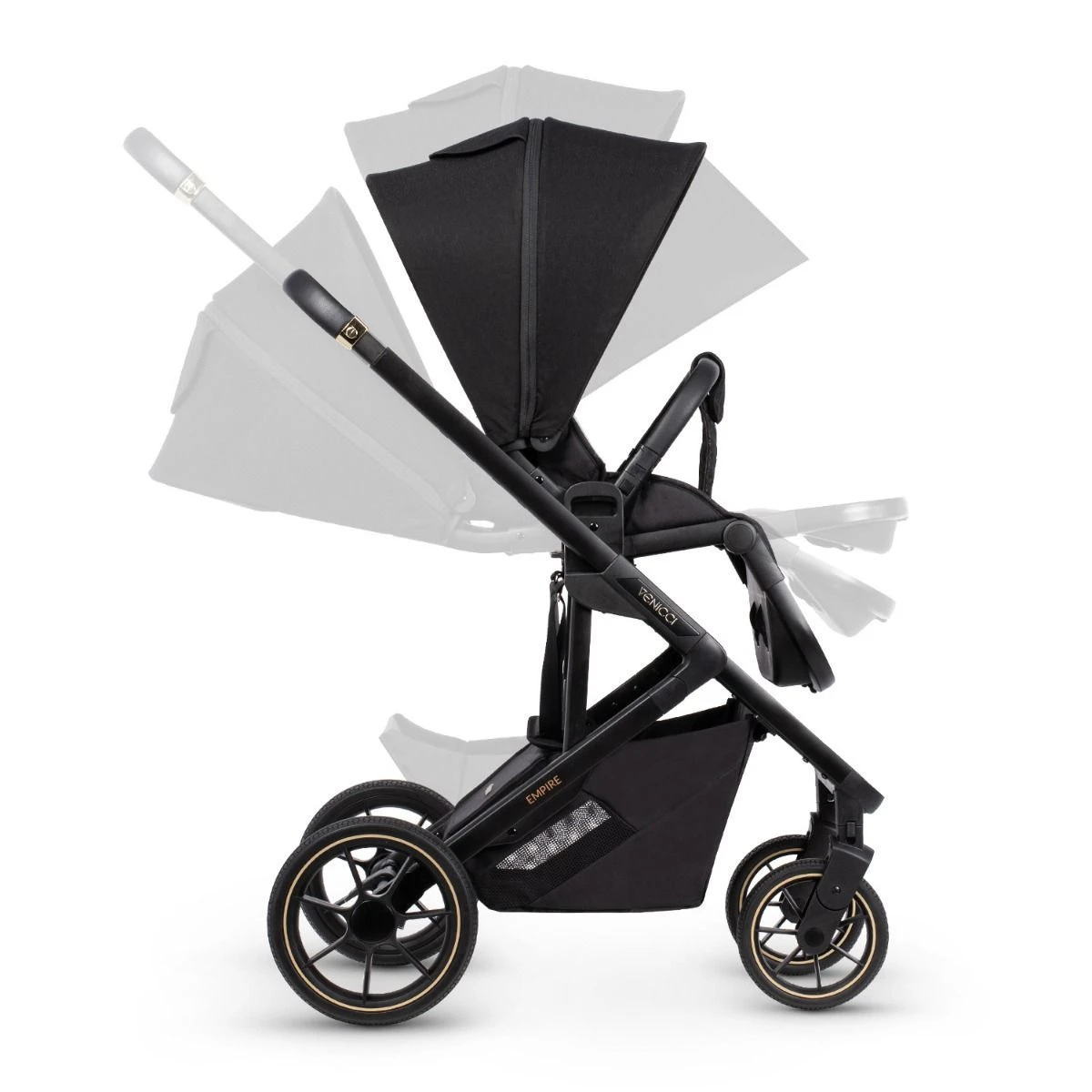 Venicci Empire 2-in-1 Pushchair Bundle - Ultra Black 9 Venicci Empire 2-in-1 Pushchair Bundle - Ultra Black - Image 7