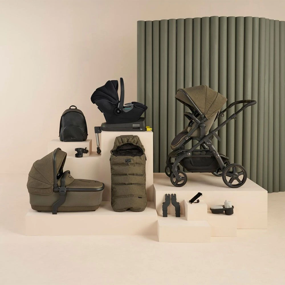 Silver Cross Wave + Dream I-Size & Base Ultimate Pack Bundle - Cedar 3 Silver Cross Wave + Dream I-Size & Base Ultimate Pack Bundle - Cedar