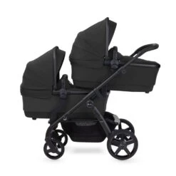 Silver Cross Wave Twin Pram & Pushchair - Onyx