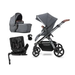Silver Cross Wave Pram & Pushchair + Motion All Size - Lunar