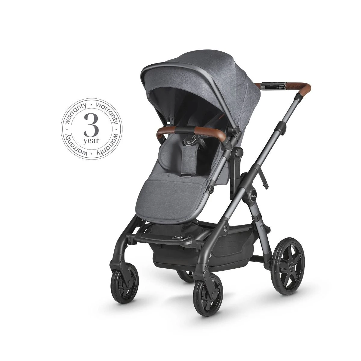 Silver Cross Wave Pram & Pushchair + Motion All Size - Lunar 6 Silver Cross Wave Pram & Pushchair + Motion All Size - Lunar - Image 4
