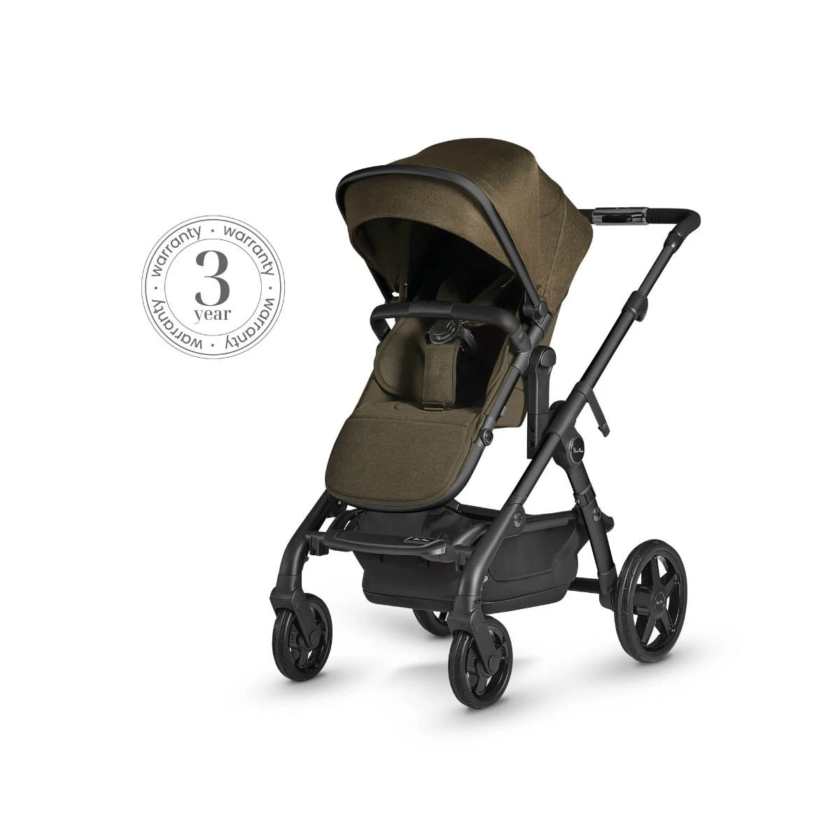 Silver Cross Wave Pram & Pushchair + Ultimate Pack + Motion All Size - Cedar 6 Silver Cross Wave Pram & Pushchair + Ultimate Pack + Motion All Size - Cedar - Image 4