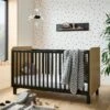 CuddleCo Rafi Cot Bed - Oak And Black -Baby Products Store web desktop 1600x1600 rafi black05 lr cotbed 3